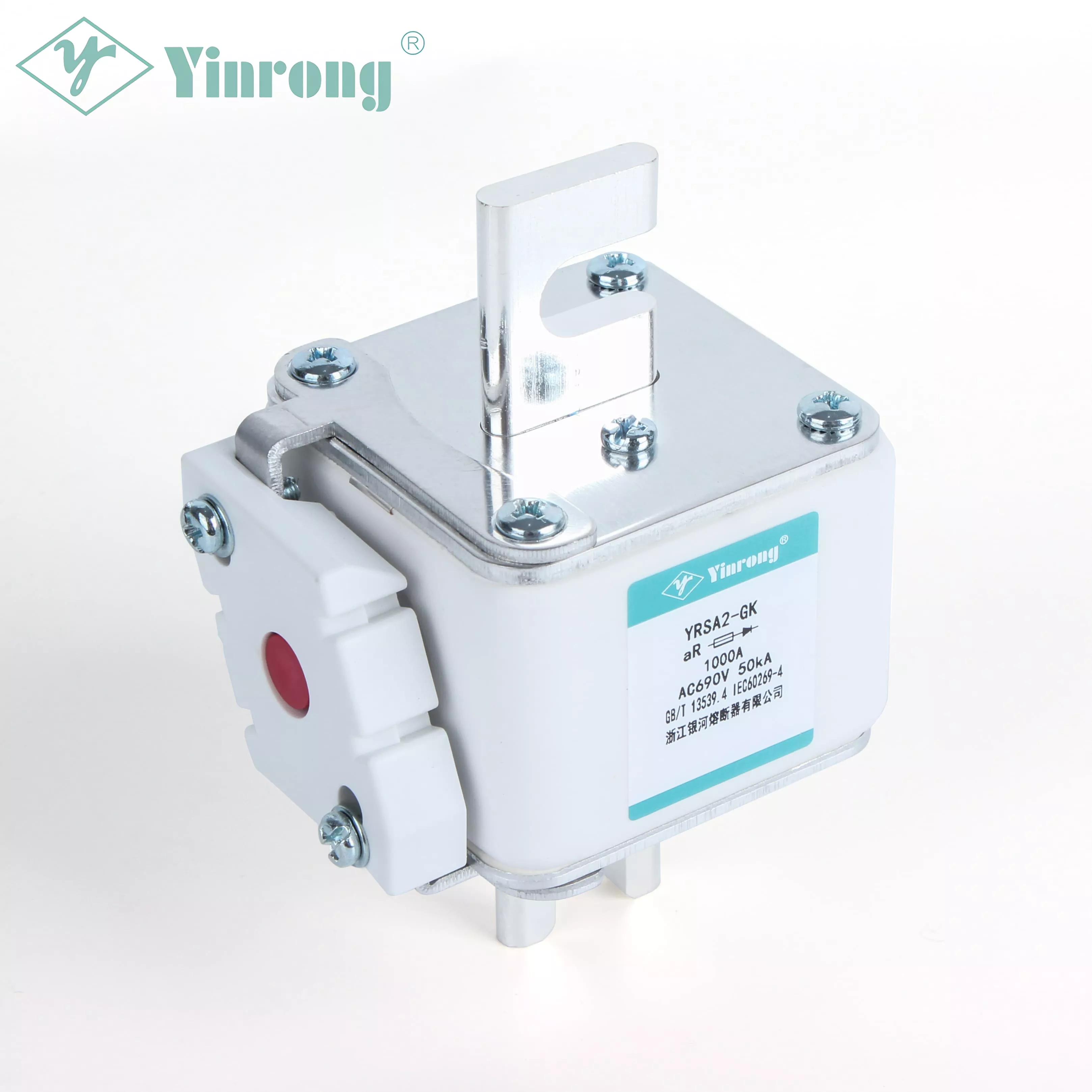 690V हाय स्पीड स्क्वेअर बॉडी सेमीकंडक्टर फ्यूज